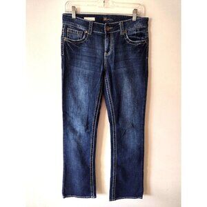 KUT from the Kloth Natalie High Rise Bootcut Jeans Size 4 Blue Stretch Denim